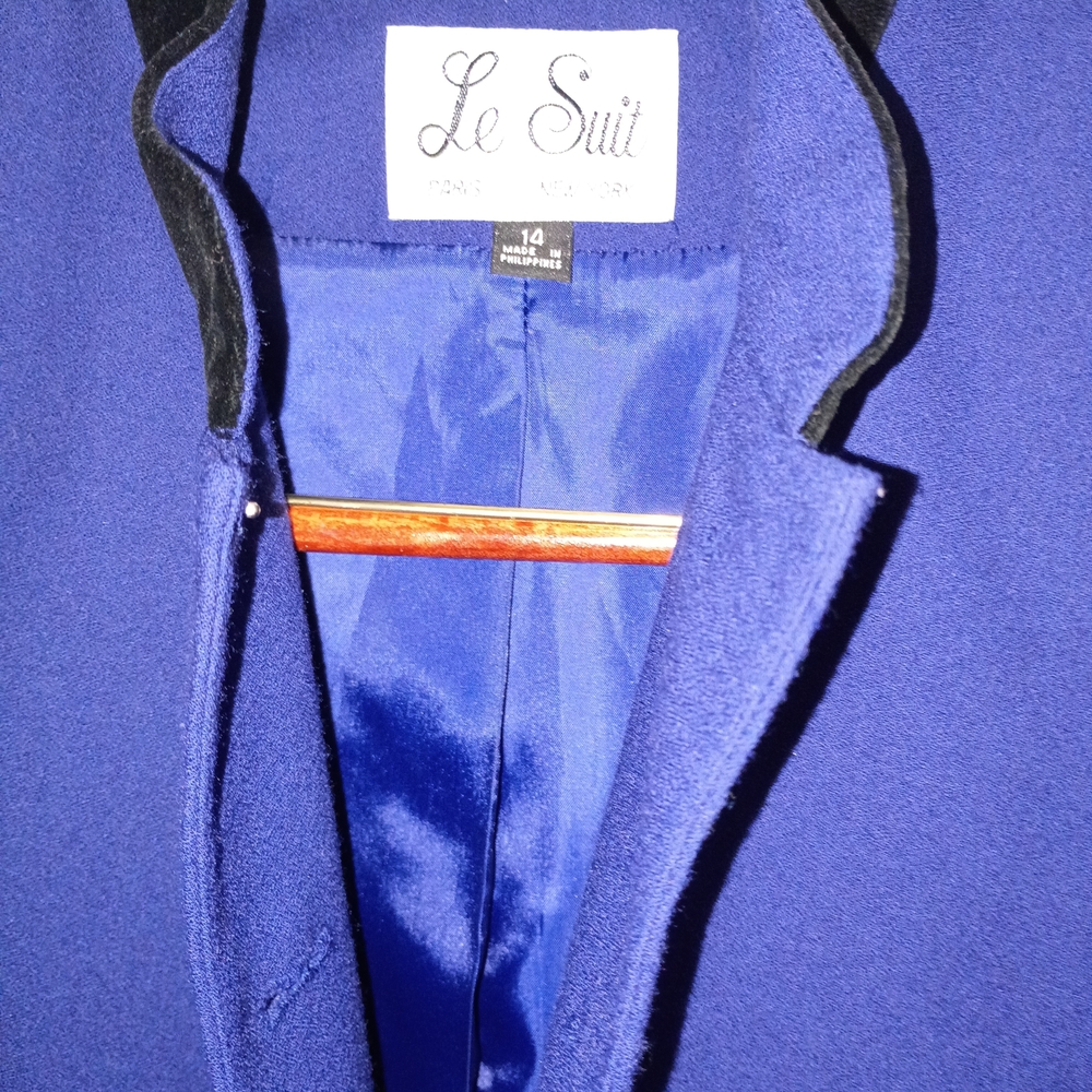 Le Suit Women's Blue Blazer
